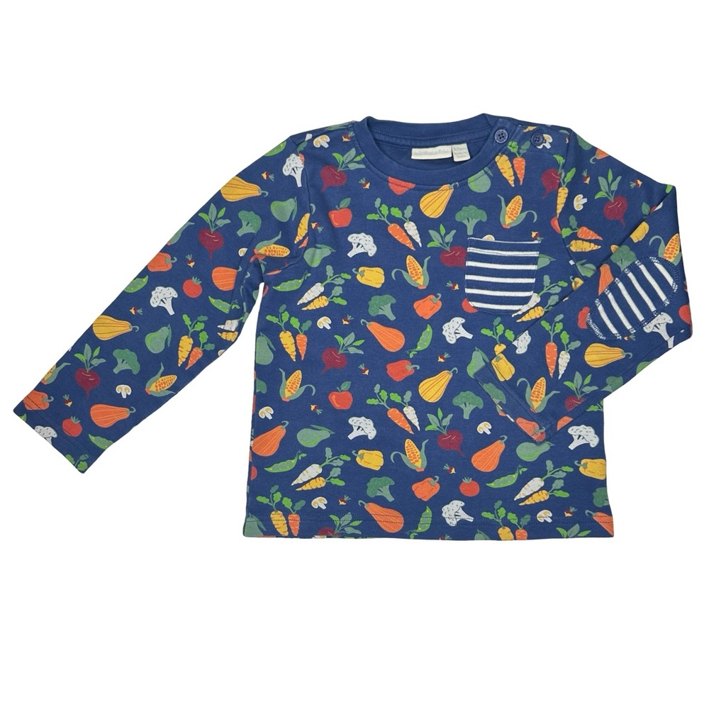 Jojo Maman Bebe Vegetables Printed Top
